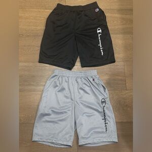 COPY - Champion Shorts Set of 2 Vertical Script Mesh Boys Size XL